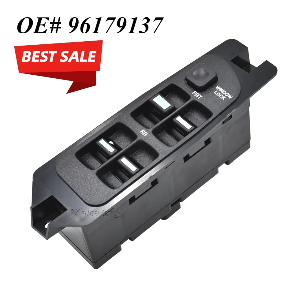 

Car Styling Master Power Window Control Switch Black Button For Daewoo Nexia N100 N150 Saloon 96179137