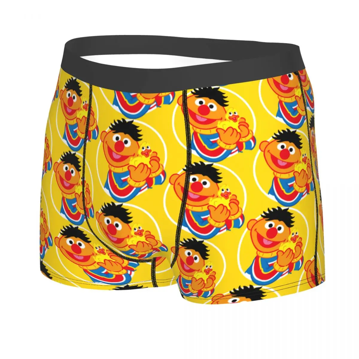 Sesame Streets Men Boxer Briefs Underpants Ernie Highly Breathable High Quality Birthday Gifts