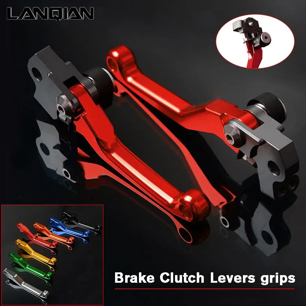 

CNC Aluminum Dirt Bike Motocross Pit Bike Pitbike Brake Clutch Levers For SUZUKI RMZ250 2004 2007-2016 RMZ450 2005-2016