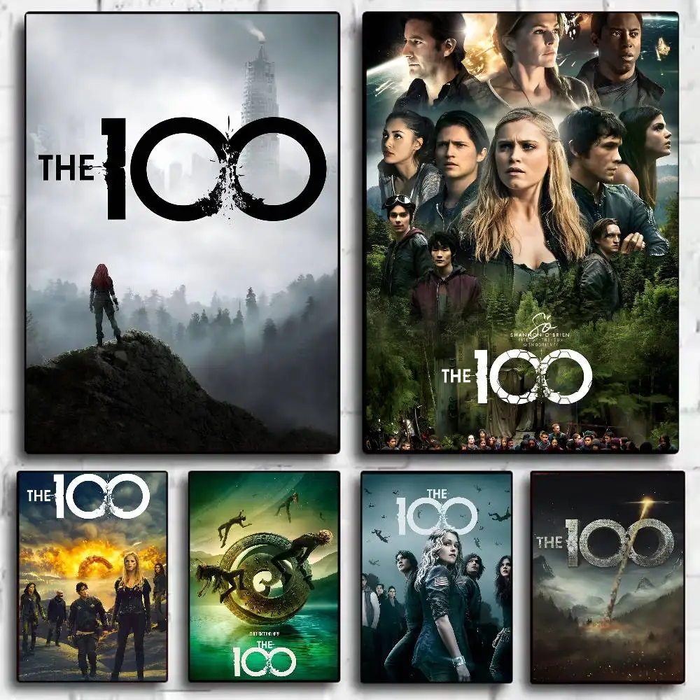 Póster de la serie de televisión de la temporada 100, decoración del hogar HD, pared adhesiva, impermeable, para el hogar, sala de estar, bar, decoración estética