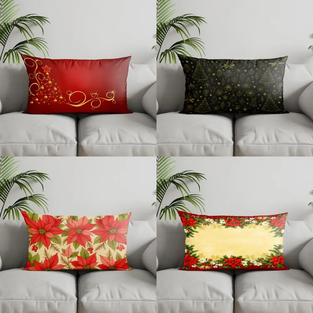 ديكور المنزل شجرة عيد الميلاد المخدة تصميم مناسبة ل أريكة غرفة نوم سيارة وسادة غطاء وسادة وسادة الظهر المستطيلة