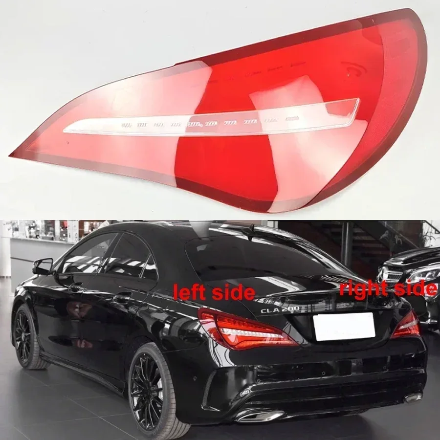 

For 2017 2018 2019 Benz W117 CLA 180 200 220 250 260 Rear Taillight Shell Tail Lamp Cover Brake Lights Mask