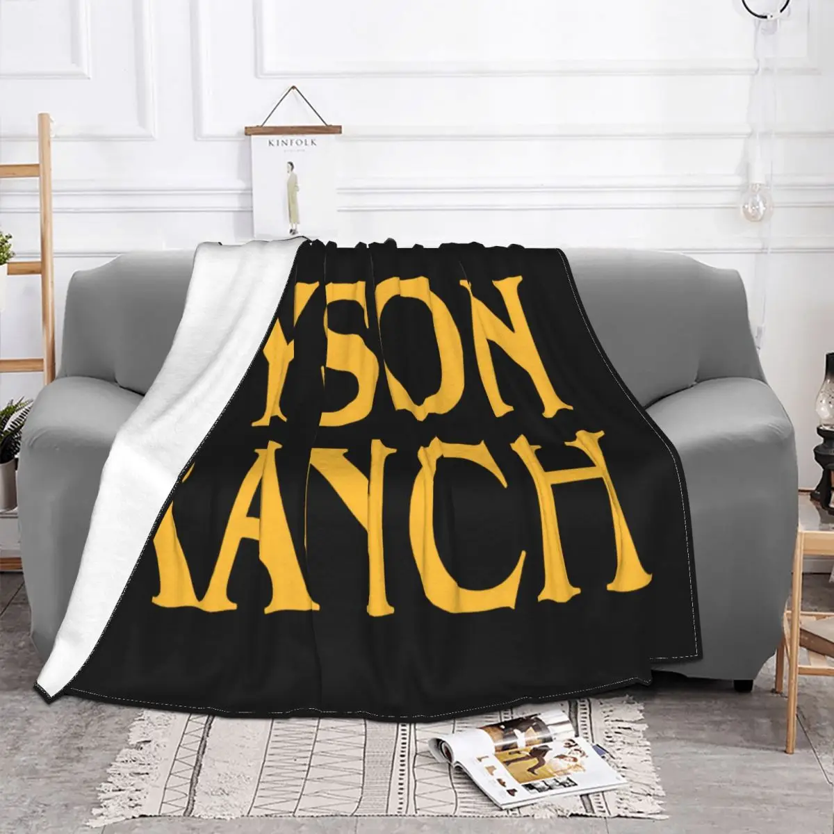 Tyson Ranch Unisex T- Usa Designing Popular Style Selling Slim Fit Brand Anime Science Party Tops Customiz Throw Blanket