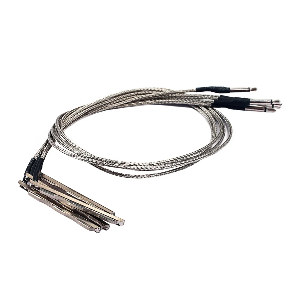 

5Pcs Eq Pickup Stick Bar for 3 String Guitar Acoustic Folk Cigar Box Guitar Piezo Pickup Rod Passive Bridge Cable