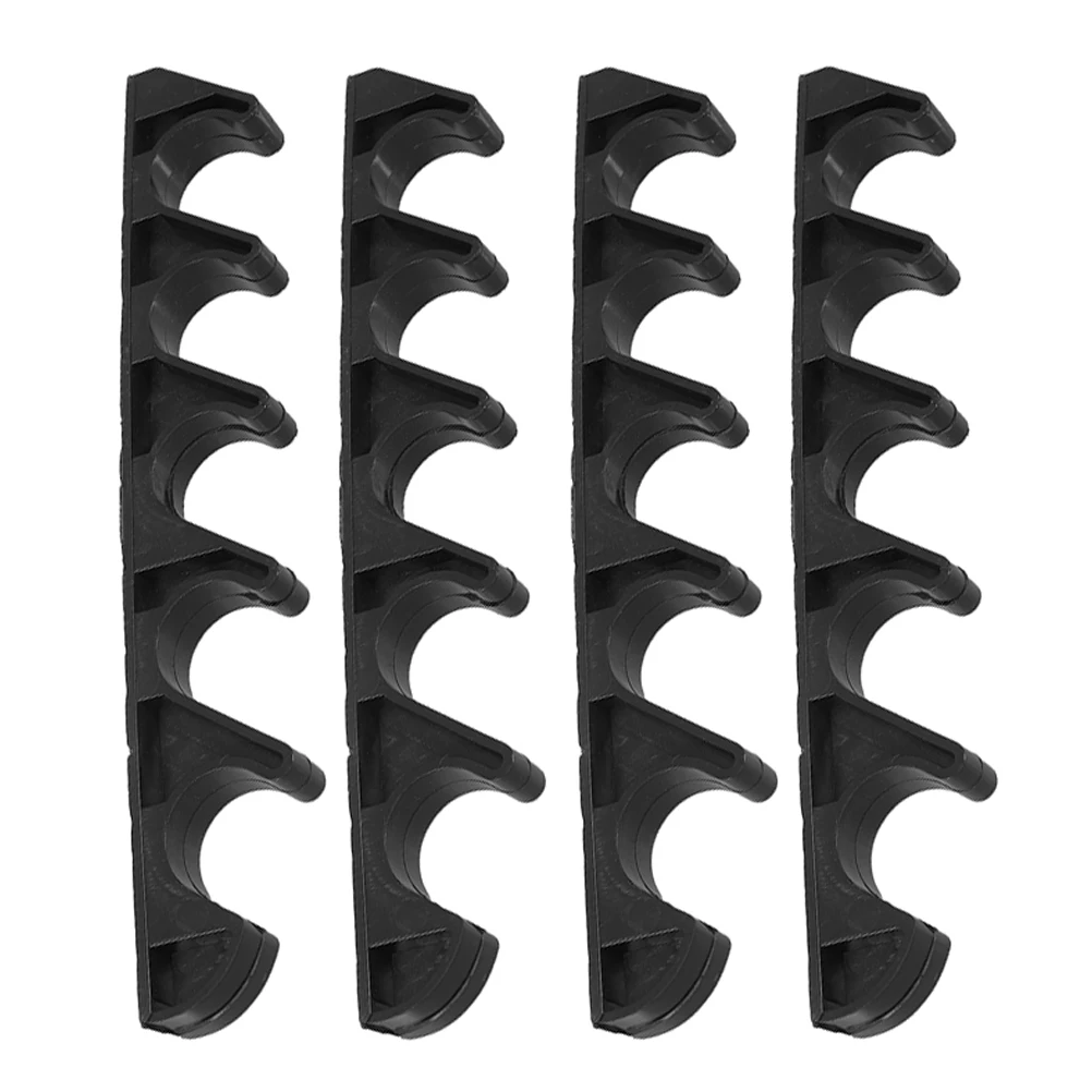 

4pcs Outdoor Folding Lounge Chair Secure Connection Adjustable Comfort Plastic Strips Five Position Camping Picnic Beach
