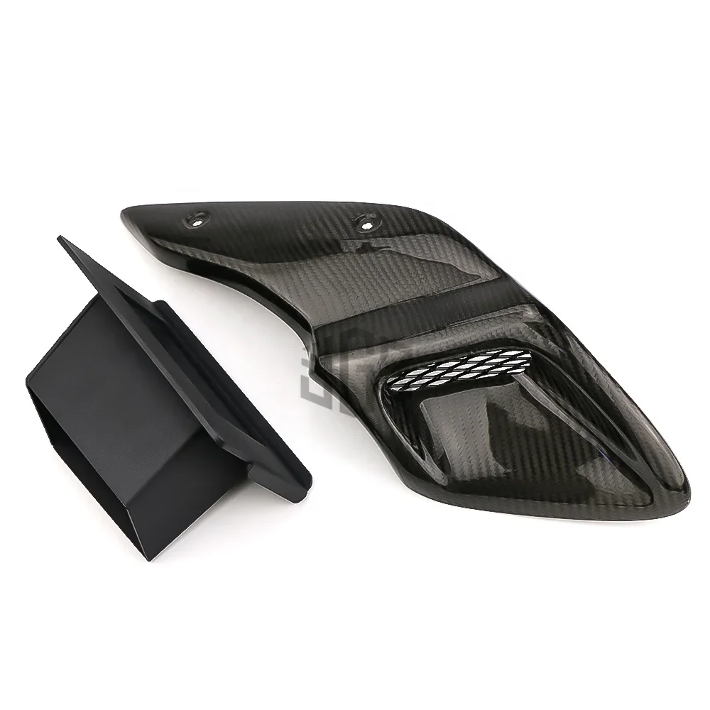 

Motorcycle Real Carbon Fiber Side Spoiler Cover Air Intake Engine Fairing Protector Heat Insulation Accessories For R NINE T