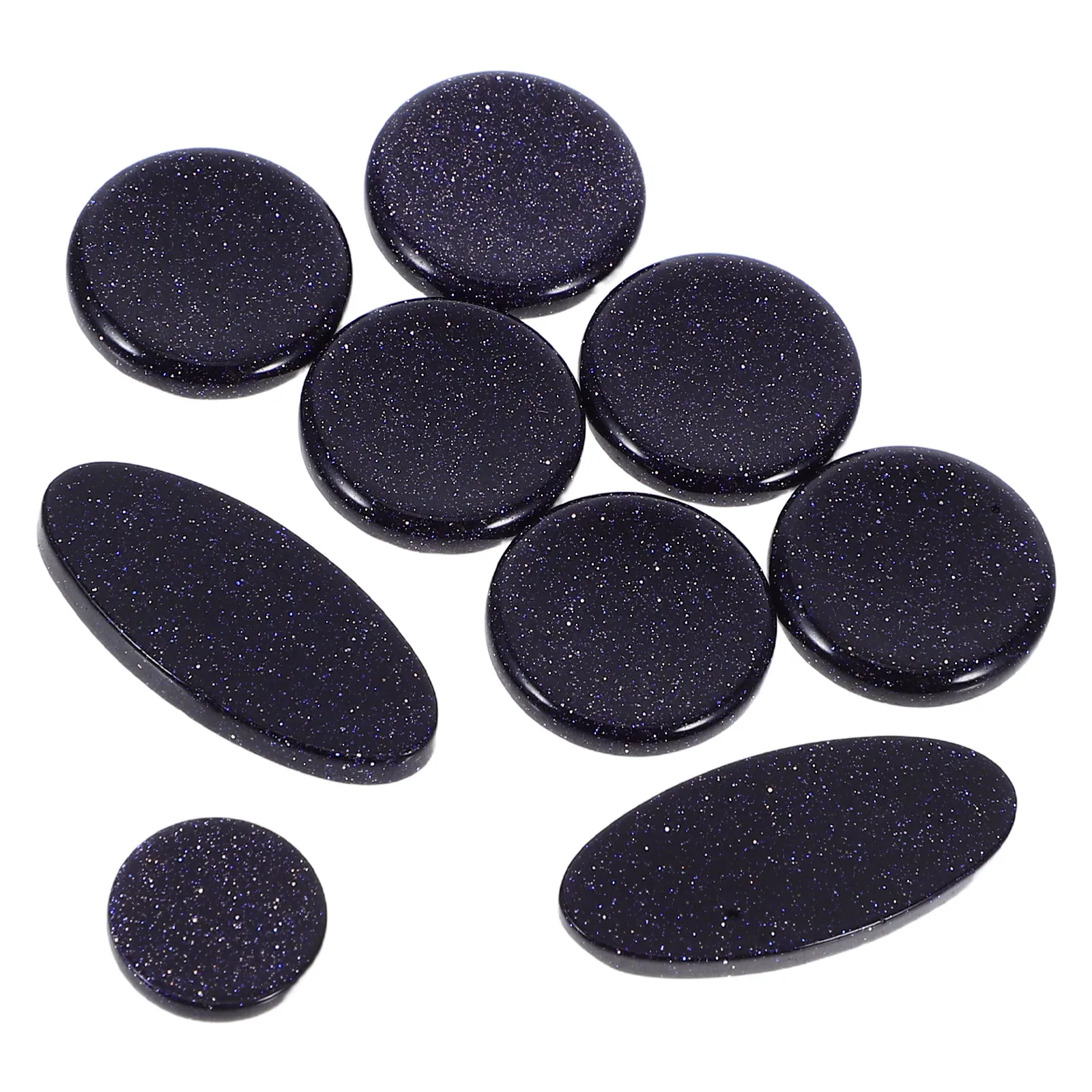 

9 Pcs/set Mosaic Sax Button Buttons Shell Alto Black Quartz Soprano Saxophone Key