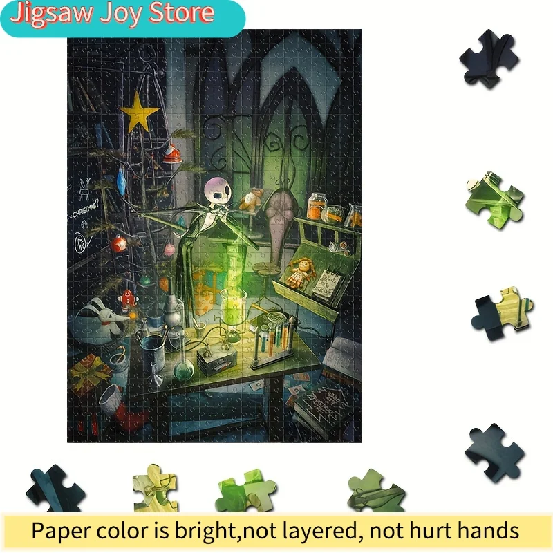 1000 stks Nightmare Before Christmas puzzel - Nightmare Before Christmas film uitdaging - grote puzzel voor volwassenen