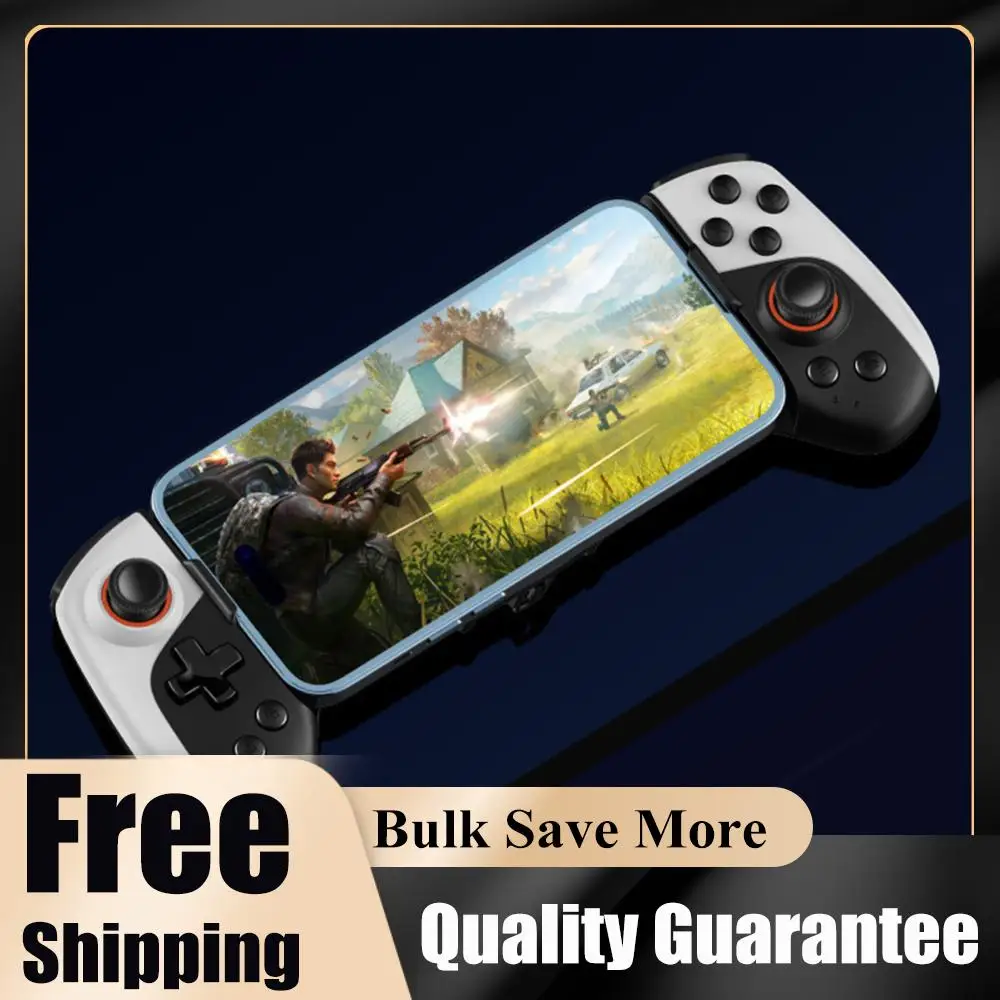2 in 1 Wireless Mobile Gaming Controller Dual Joystick Cooling Cell Phone Gamepad Joystick for iPhone Android Phone Switch PC