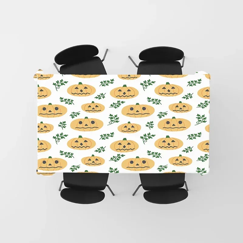 

Table cloth Reusable Halloween Table for Fall Festivities Halloween Pumpkin Tablecloth