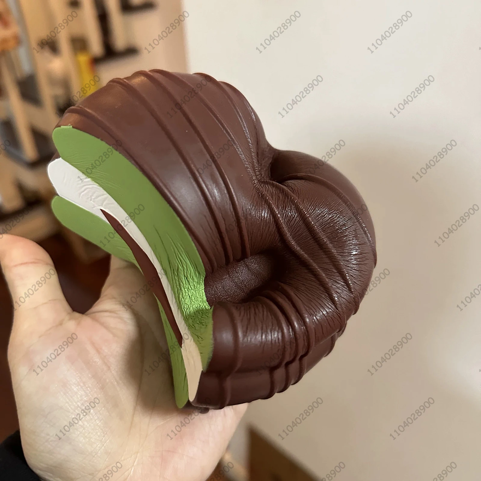 Grote Chocoladetaart Langzaam Stijgende Squishy Giant Matcha Cake Pie Gebak Fidget Speelgoed Knijp Speelgoed Stress Release Hand Relax Speelgoed Cadeau