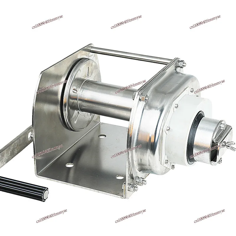 

1 Ton Heavy Duty Stainless Steel Self-locking Winch, Two-way Self-locking with Brake Hand Winch 2t3t Manual Lifting Crane
