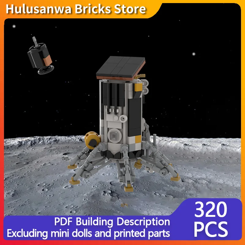 

IM-2 Space Lunar Lander Model MOC Building Bricks War Equipment Modular Technology Gifts Holiday Assemble Children Toys Suit