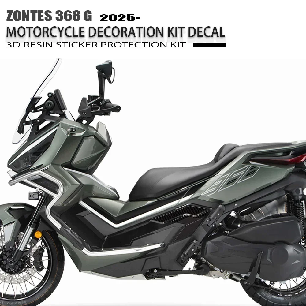 

Motorcycle 3D resin sticker protection diagram PoglipieiFor compatible with Zontes 368 G 2025