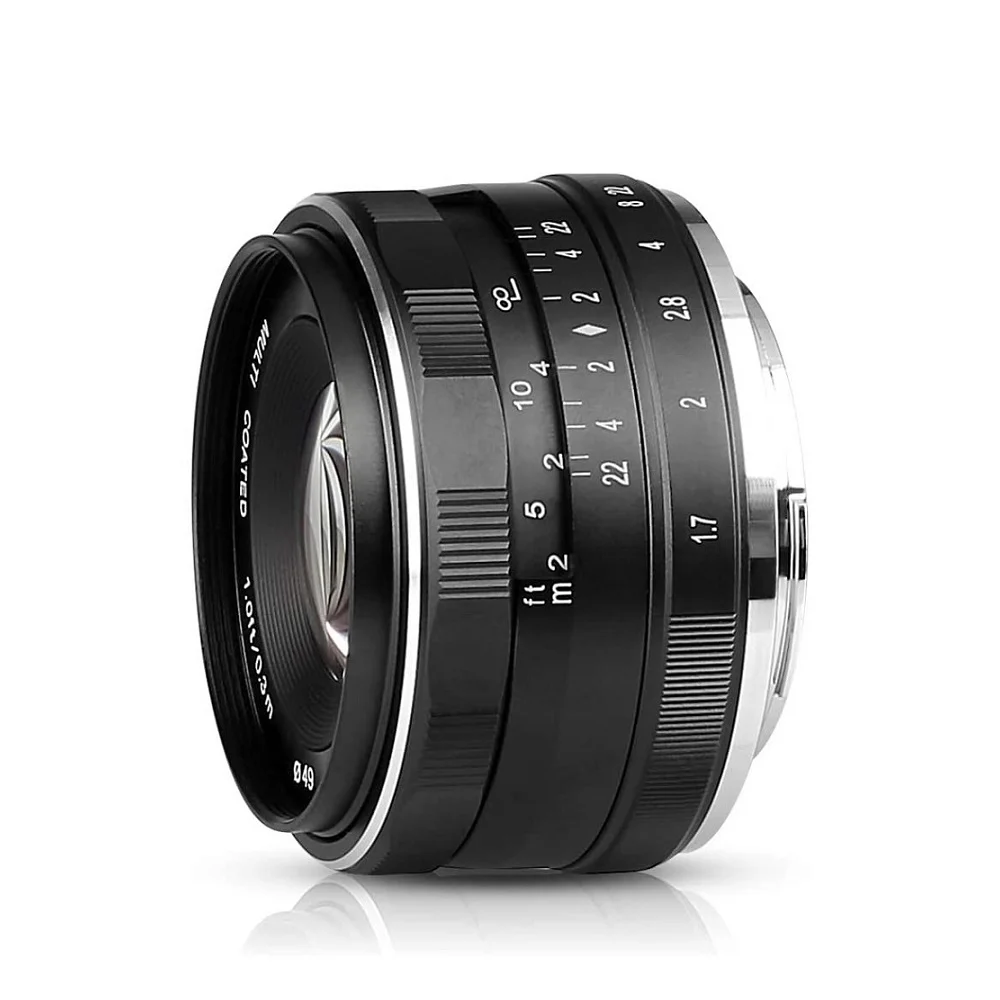 Meike 35mm F1.7 大口径マニュアル固定レンズ Sony E マウント Z-V1 Z-VE10 II NEX-7 NEX-6 A6000 A6300 A6500 A6400 A7 A6700 A9 用