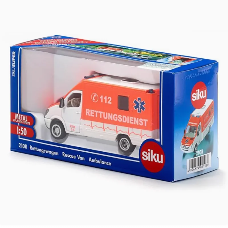 

Diecast Ambulance Open Door Van Alloy Model Vehicle Finished Simulation Miniature Car Hobby Collection Gift Toys