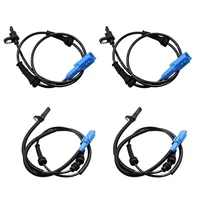 4 Uds para Citroen C3 Aircross II III C4 Cactus Peugeot 2008 I 301 Sensor de velocidad de rueda delantera trasera ABS 9805066080 9810846080