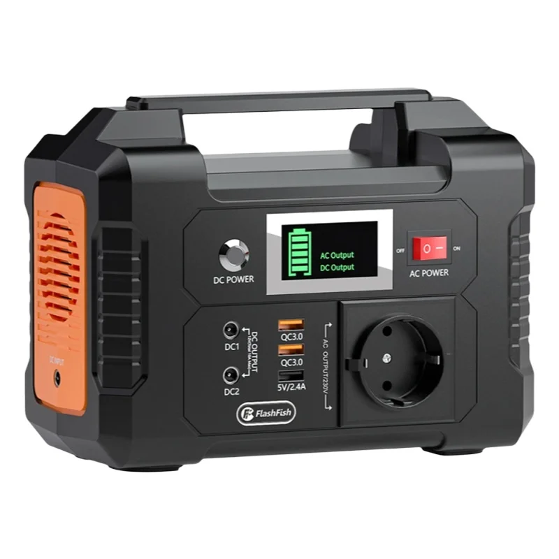 FF Flashfish E200 Tragbare Powerstation 200W 151Wh Kompakter Generator Solargenerator 230V AC DC Li-Ionen-Batterie Versorgung für Outdoor