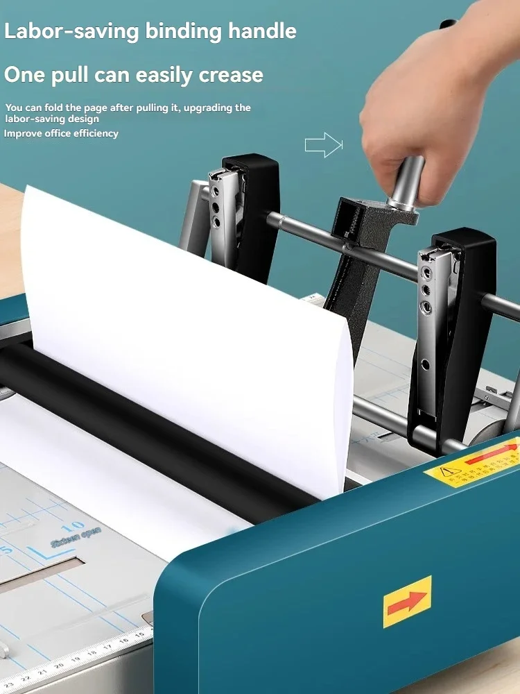 Excellent Horseback Nail A3 Fully Automatic Folding Machine Folding Machine Stapler Books Advertising Books