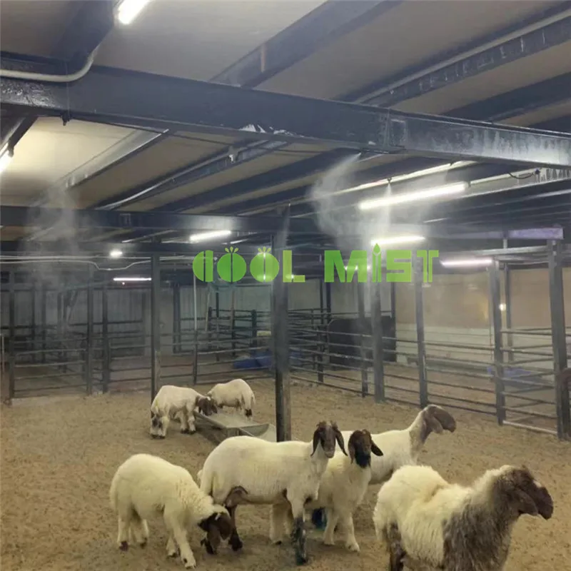 S258 Low Pressure Misting Quick-connecting Nozzle 0.15-0.6mm Fogging Spray Sprinkler Garden Cooling Sprayer with Filter 20 Pcs