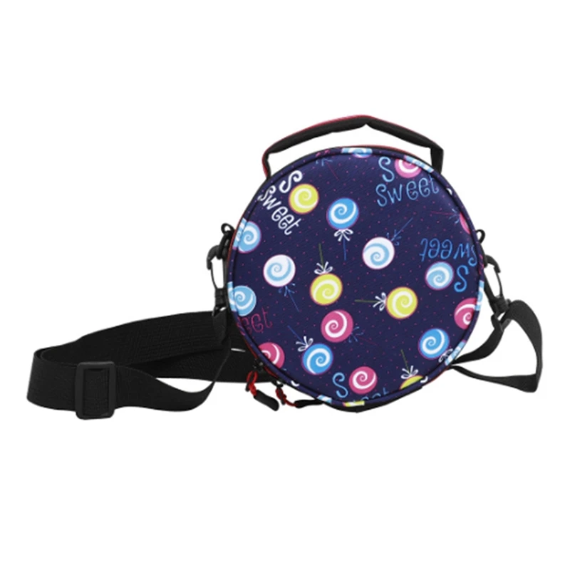 6Inch Empty Hand Drum Bag Single Shoulder Backpack Colorful Sound Healing Drum Storage Bag, Easy To Use Durable