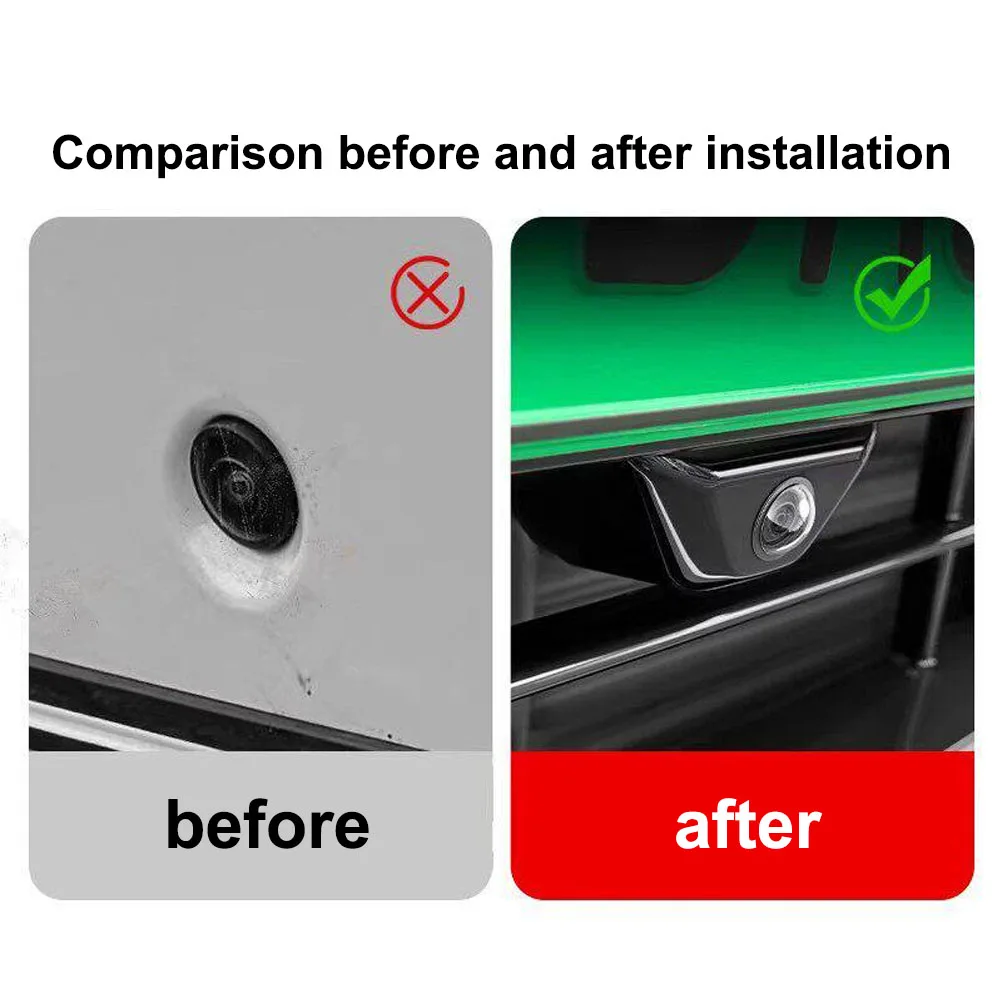 Front And Rear Camera Protective Covers Car Modification Parts For Chery iCAR V27 Transparent Cover For Rearview Mirror Camera