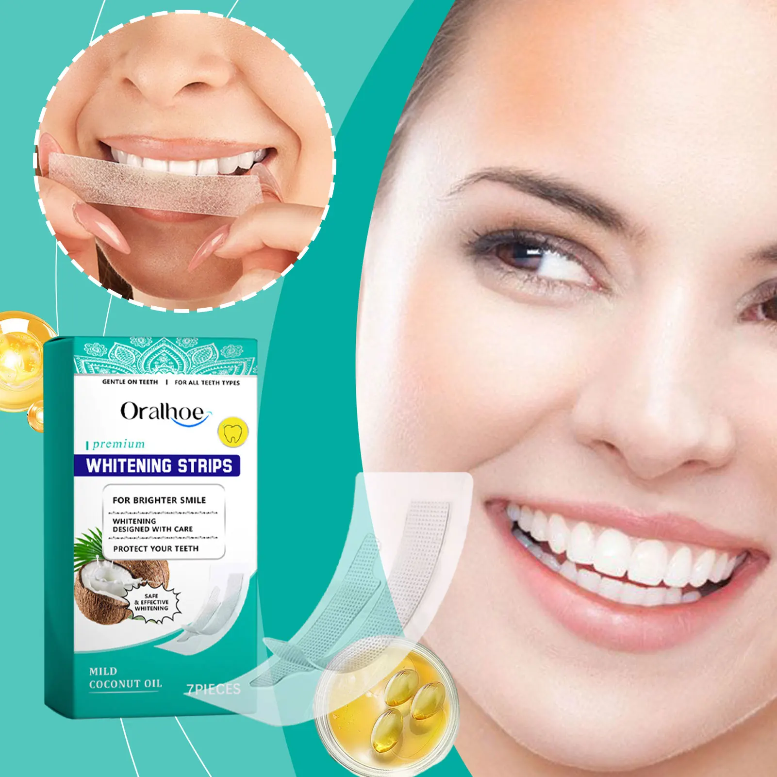 

1/2/3 коробки полоски для отбеливания зубов, отбеливание зубов, отбеливание зубов, нежные десны для чувствительных зубов, быстрая уверенная улыбка