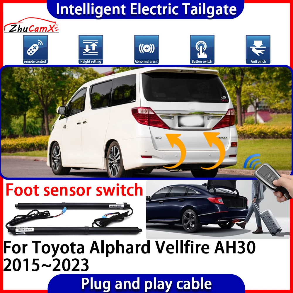 Car Automatic Lifting kit Opening Trunk Intelligent Electric Tail Gate Lift Tailgate for Toyota Alphard Vellfire AH30 2015~2023