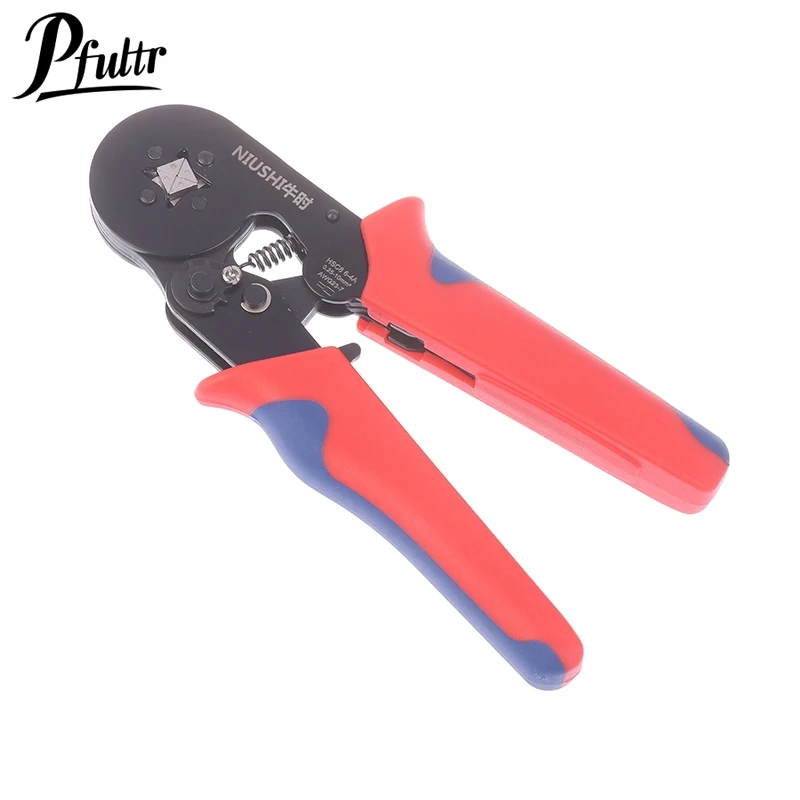 NEW End-Sleeves Ferrule Crimping Tools HSC8 6-4A Self-Adjustable AWG23-7/0.25-6mm2 Square Ratcheting Wire Crimping Plier