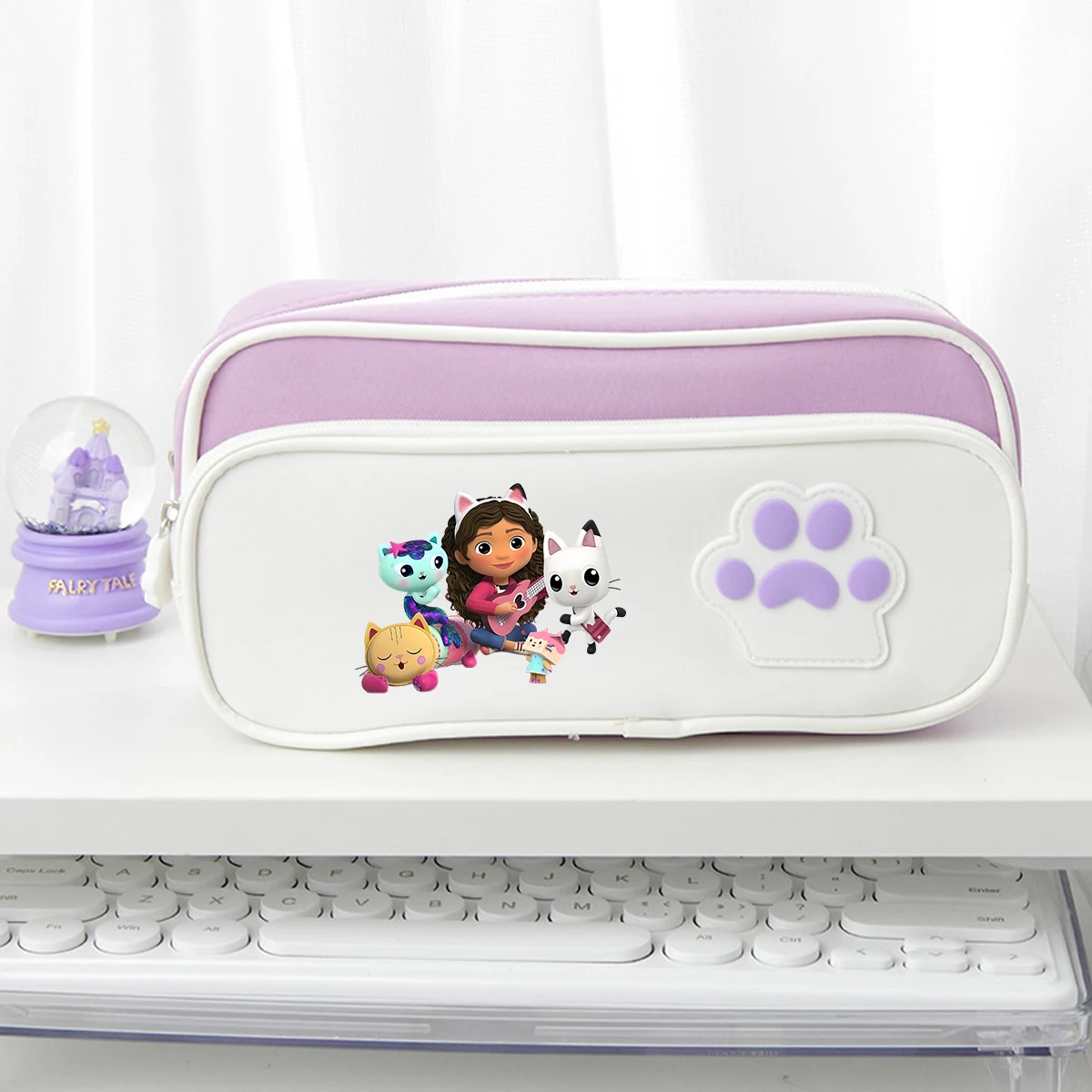 Gabby Dollhouses หญิงดินสอปากกากระเป๋าขนาดใหญ่ความจุเกาหลีกระเป๋านักเรียน Back To School เครื่องเขียนของขวัญ
