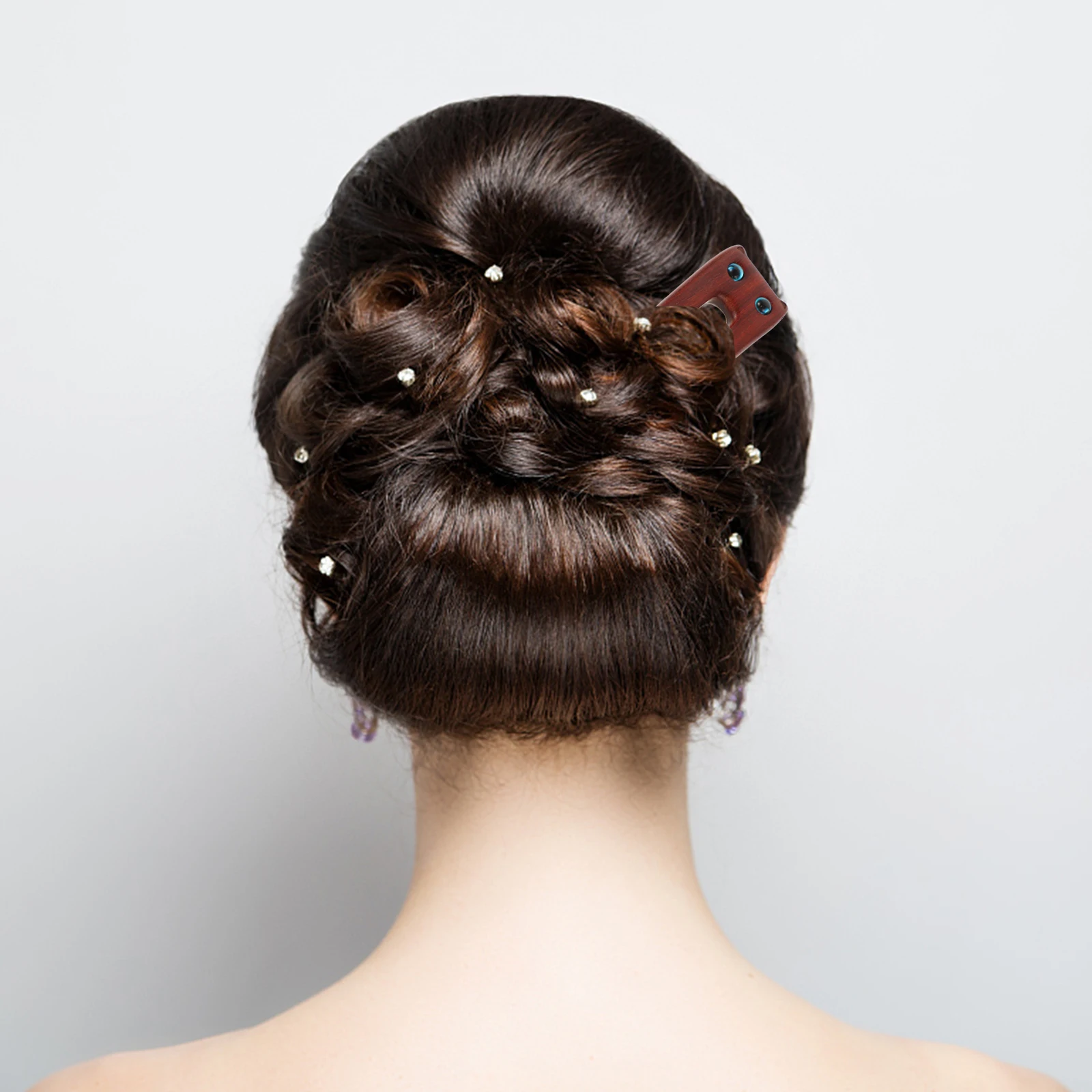 

Retro Cat Wooden Hair Chopstick Exquisite Handmade Hairpin for Women Vintage Style Accessory Party Cosplay Wedding Decorative