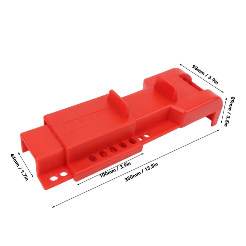 Butterfly Valve Lockout PP Adjustable Water Gas Shut Off Valve Lock Isolation Lockout Device For Industrial Use