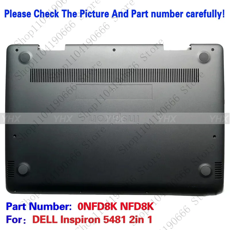 

bd New For Dell Inspiron 14 5000 14MF 5481 5482 Base Cover Bottom Lower Case 0NFD8K.
