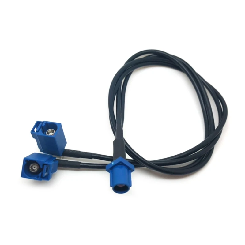 

Fakra C Male to Dual Fakra C Female Y Type Splitter Cable