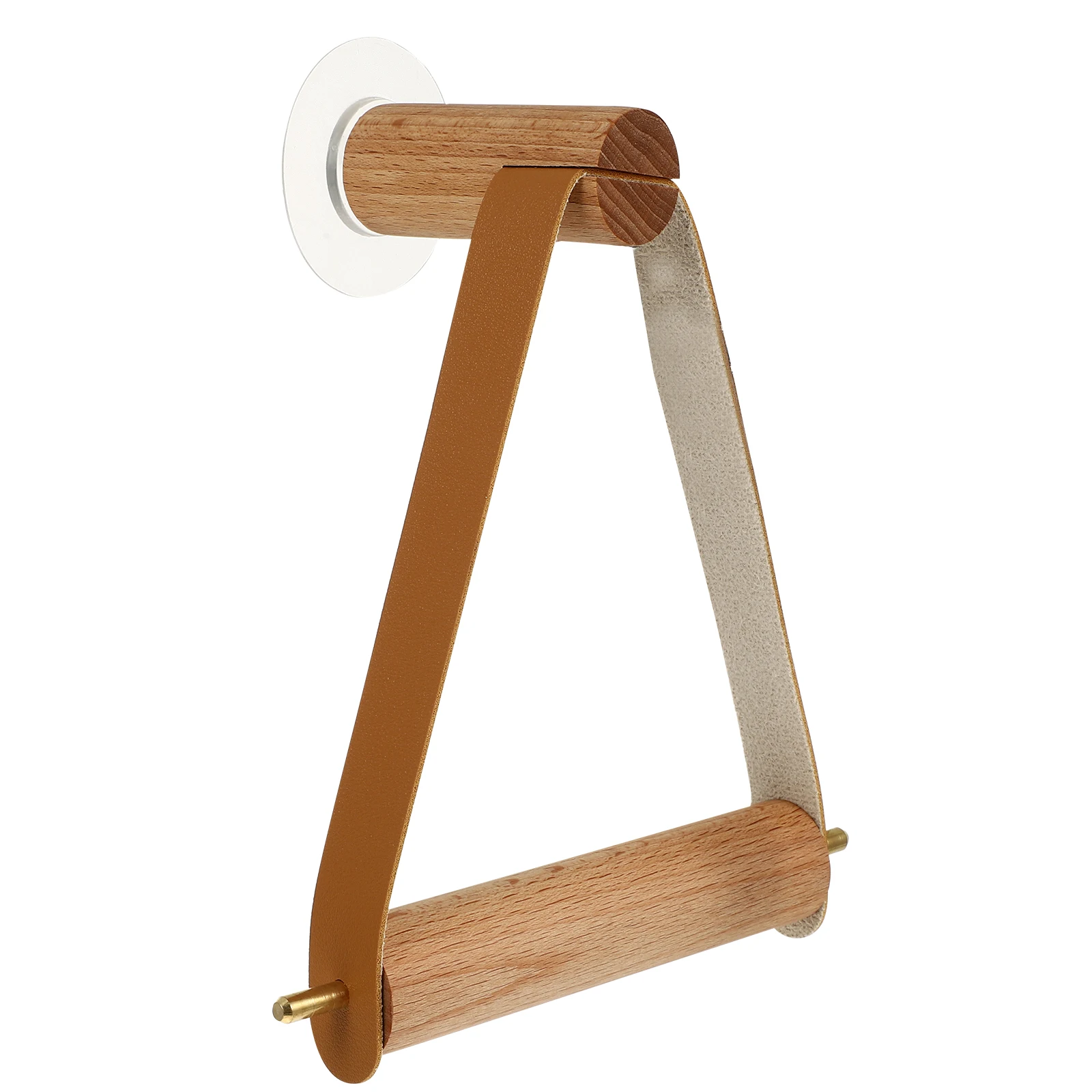 

Wall Mounted Holder Wood Copper Storage Rack Towel Rack Roll Paper Dispenser Roll Paper Holder Bathroom