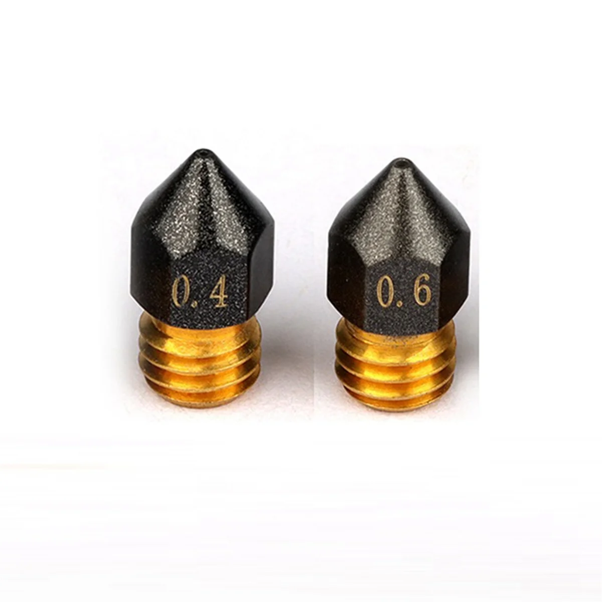 

5Pcs MK8 PTFE Coated Nozzle 0.4mm M6 Thread Brass Nozzle for CR10 CR10S Ender-3 3D Printer Nozzles 1.75mm Filament