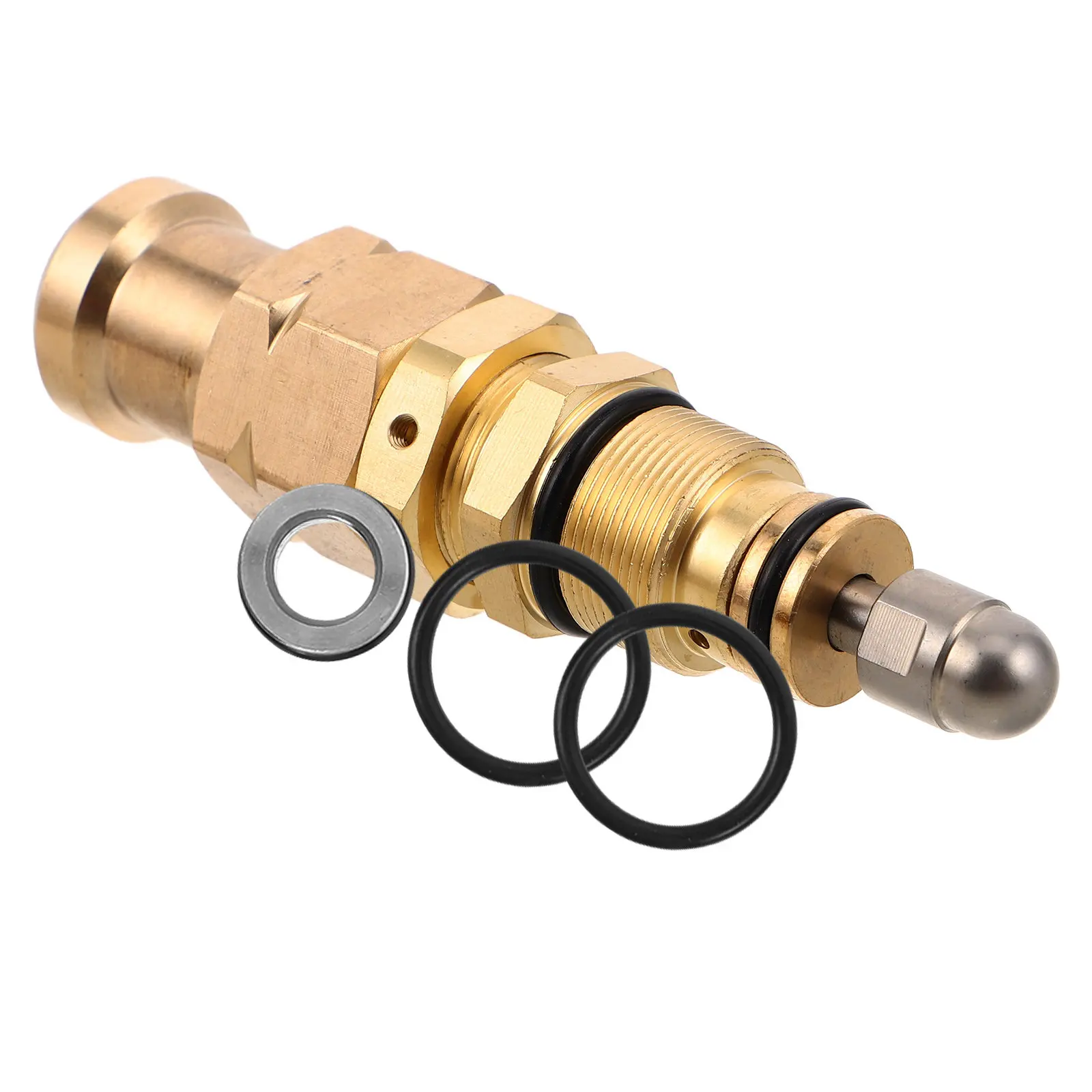 

Adjustable Pressure Washer Pump Head Regulator Brass Construction Copper Valve for High Pressure Cleaning Car Washing Outdoor