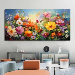 Large Red Yellow Poppy Fields Diamond Painting Cross Stitch Beautiful Lily Flowers Garden 5D Diy Full Mosaic Embroidery Picture