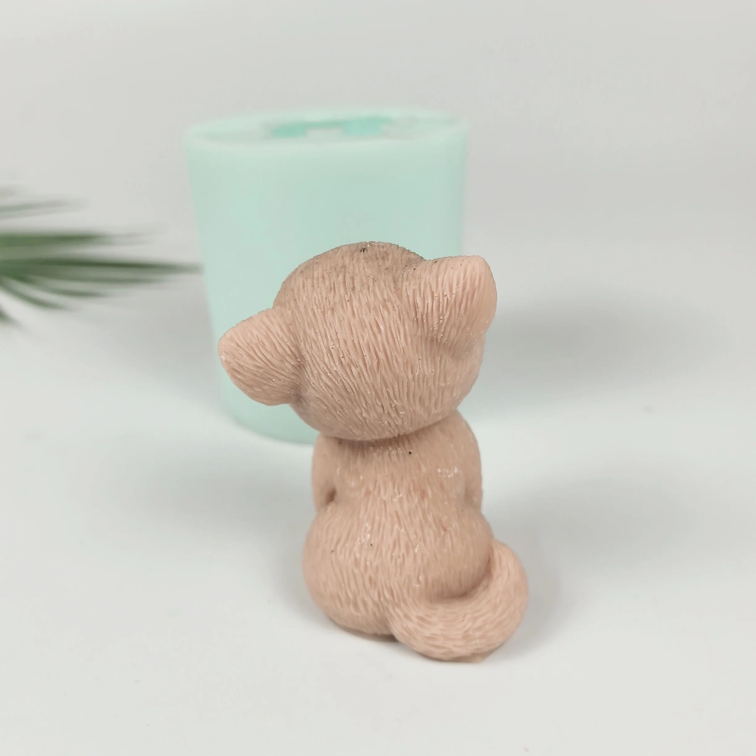 3D Animals Mold Cute Kitten Smiling Moulds Silicone Cat Candle Soap Molds Cake Decor Wedding Birthday Candles Handmade DW0861