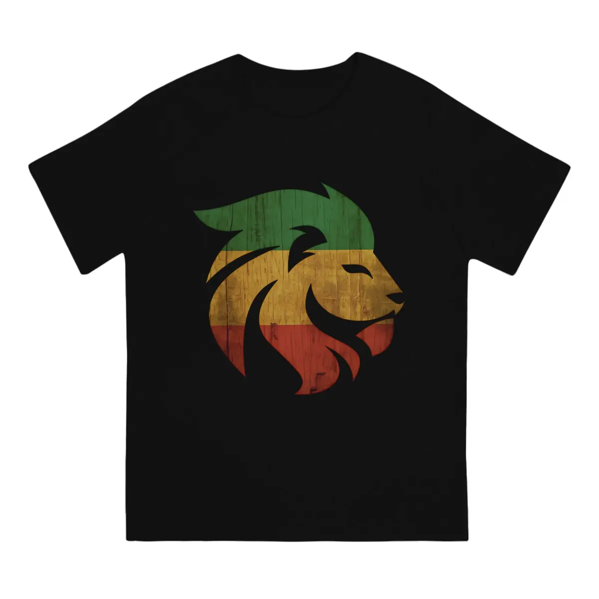 Rasta Lion Of Judah Rastafari thiopia Rastafari Tshirt Homme Men's Tees Polyester T Shirt For Men