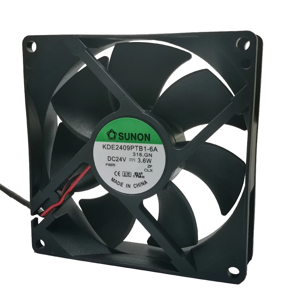 

Brand new kde2409ptb1-6a original DC24v 3.6w 90 * 90 * 25 Siemens frequency converter fan line 2