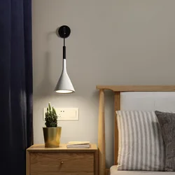 Lámpara de pared de resina moderna para el hogar, luz de estudio para sala de estar, pasillo, escalera, decoración de dormitorio, luz de cabecera, lámpara de pared de lujo