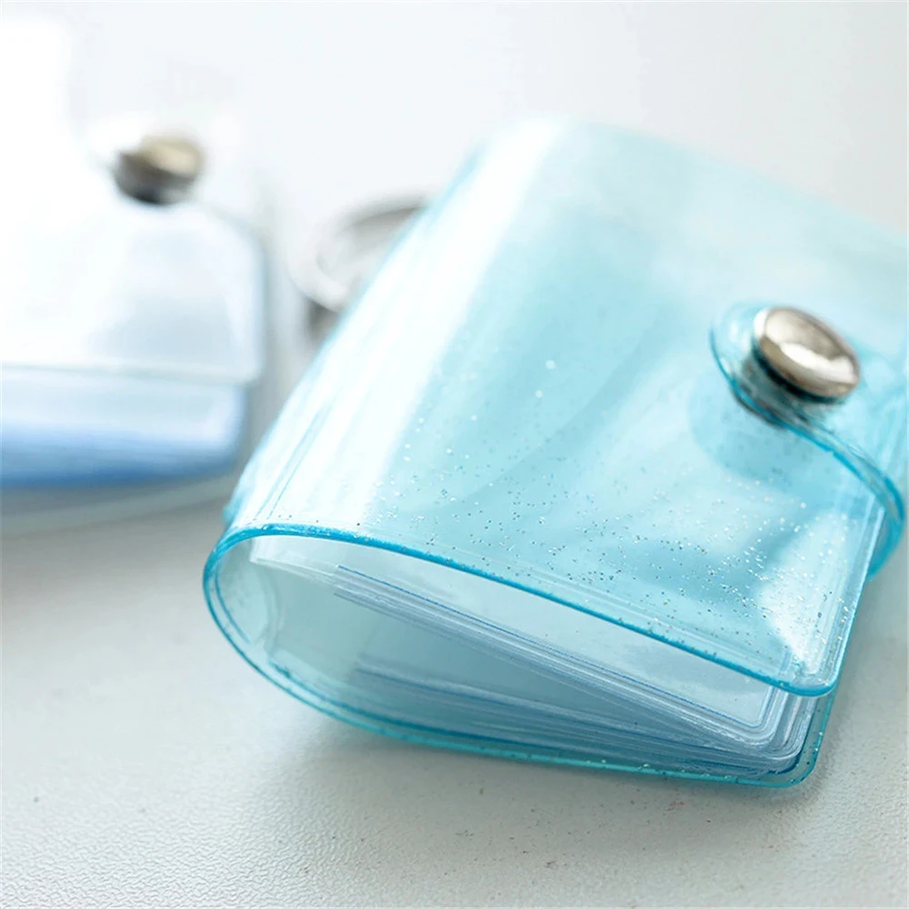 

Photography High quality Card Stock 2 Inch 16 Pockets Mini Photo Album Binders Albums Photo Card Holder Photos Holder Keychain