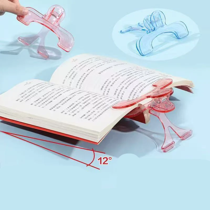 Book Clip That Fixes Reading Materials Transparent Cover for The Book Clip Prevents Pages From Being Turned Over While Reading