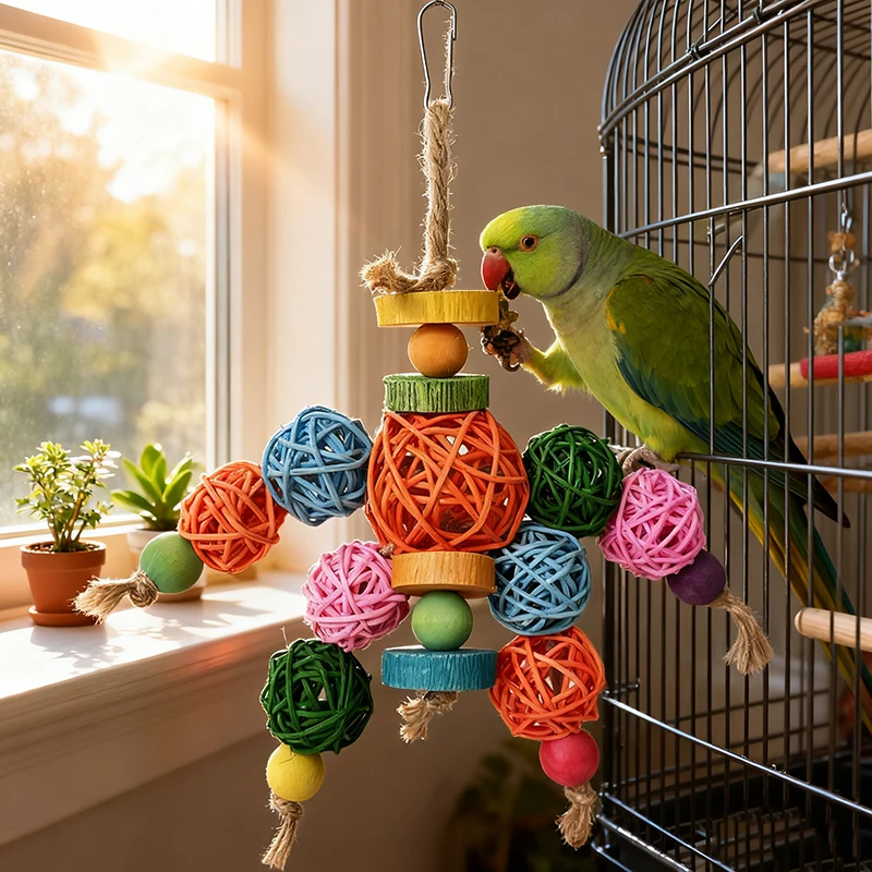 Rattan Ball Bird To…