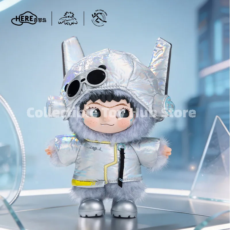 In Stock Wakuku World Humanoid Robot Games Vinyl Plush Pendant Modish Iridescent Zhibao Cute Collectible Plush Doll Keychain Toy