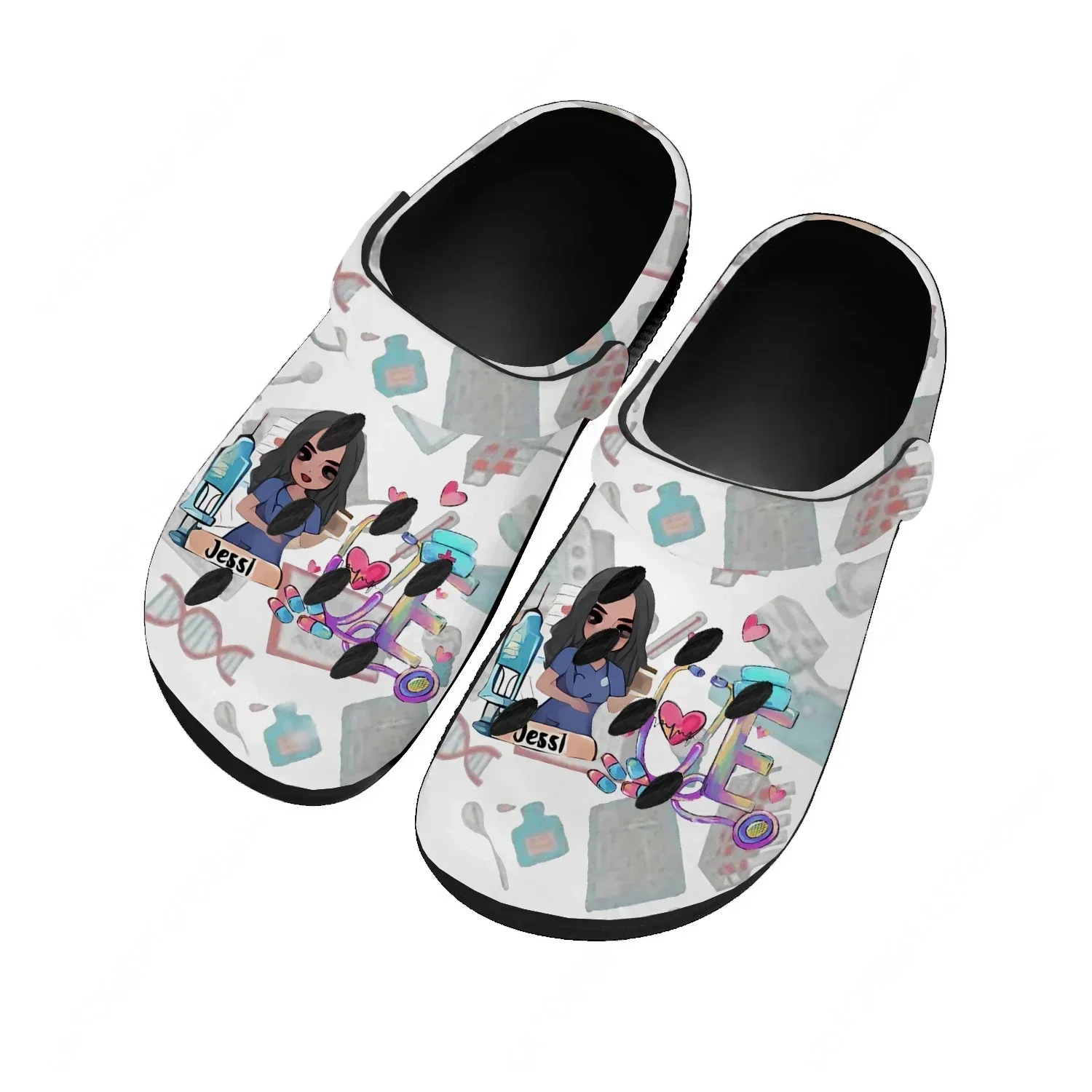 Nurse Water Shoes Mens Womens Comfortable Fashion Home Garden Clogs Customizd Sandals Beach Breathable Hole Slippers - view 2