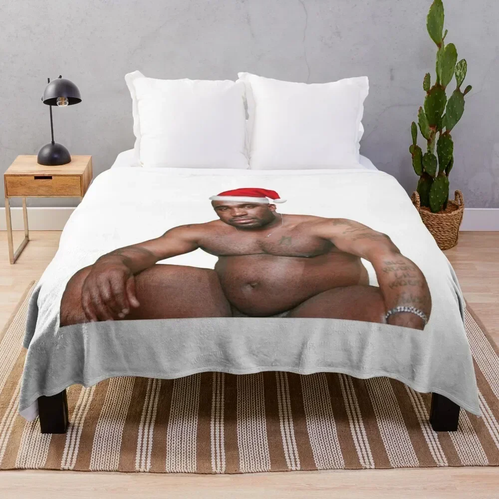 

Copy of wood on bed Throw Blanket Compact Warm Blanket for Car Road Trip