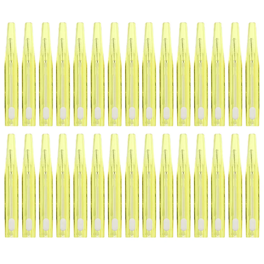 

30Pcs Interdental Brushes for Dental Cleaning 1.0-1.2mm Compact Size Soft Toothpicks Braces Between Teeth Oral Hygiene