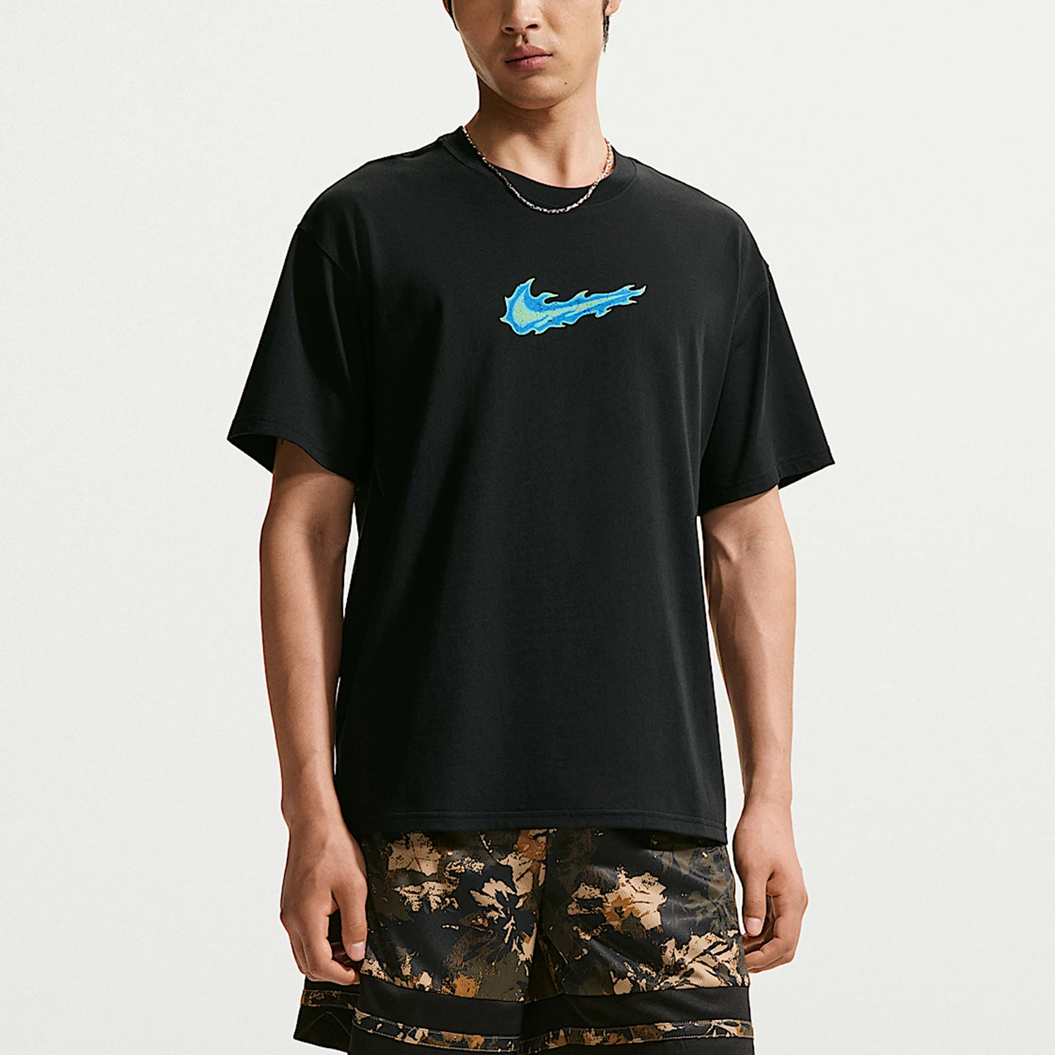 Nike genuine men's sports comfortable breathable round neck pullover short sleeved T-shirt IW1201-010
